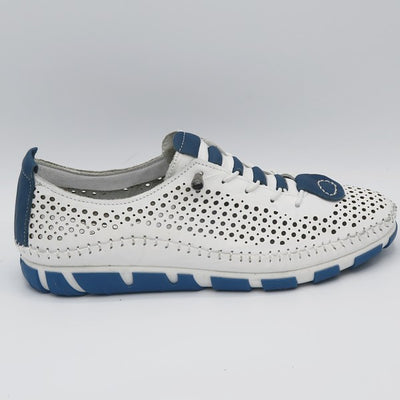 CHIN-C - WHITE/BLUE